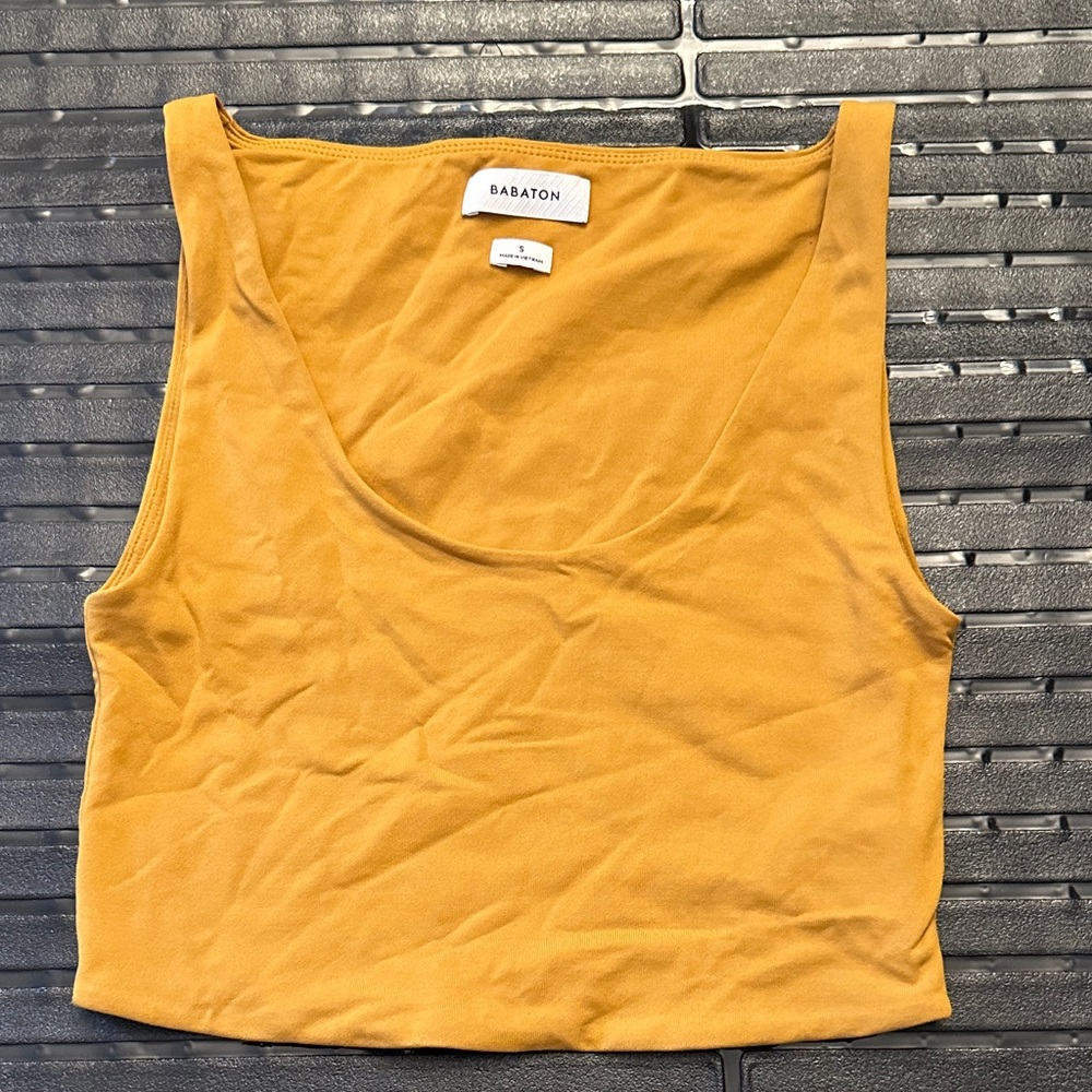 Babaton Golden Yellow Tank Top